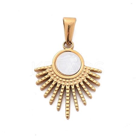 Plastic Pendants STAS-P378-04G-1