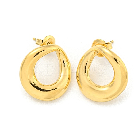 Ion Plating(IP) 304 Stainless Steel Stud Earrings for Women EJEW-A108-07G-1