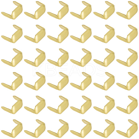 180Pcs Rectangle Brass Belt Loop Fastener KK-CY0001-12G-1