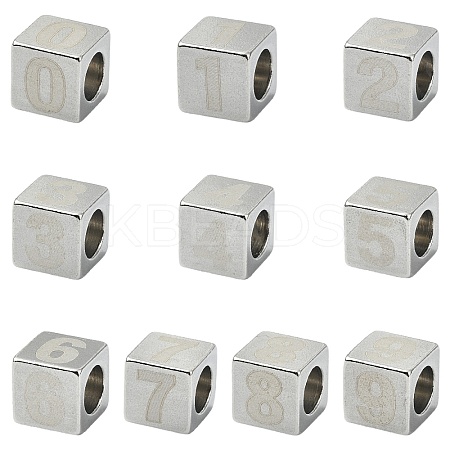304 Stainless Steel European Beads FIND-CJC0437-013P-1