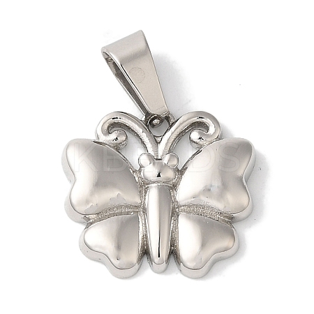 Non-Tarnish 304 Stainless Steel Pendants STAS-Z075-18P-1