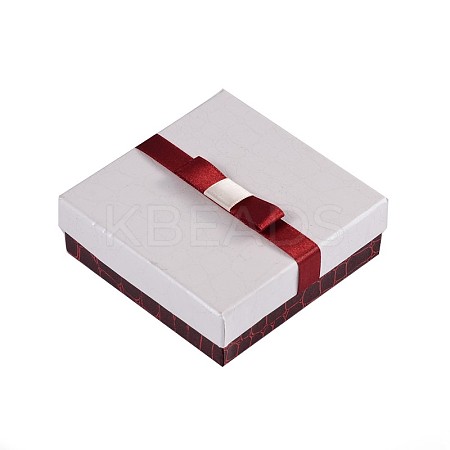 Rectangle Jewelry Set Cardboard Boxes CBOX-TA0001-02-1
