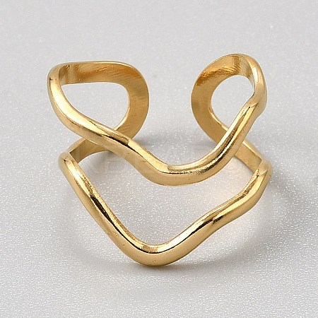 Alloy Cuff Finger Rings RJEW-WH0014-20B-1