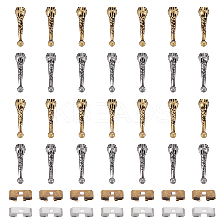 DIY Poirot Tie Accessories Kits DIY-WR0004-71-1