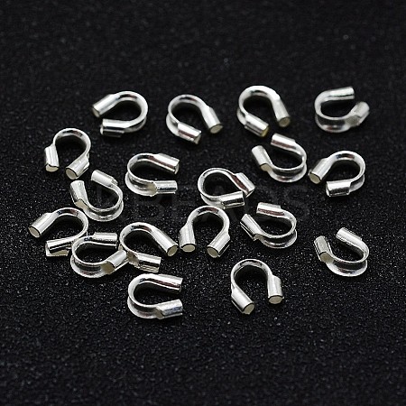 Rhodium Plated 925 Sterling Silver Wire Guardian STER-F036-27P-5x5-1