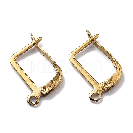 Ion Plating(IP) 304 Stainless Steel Hoop Earring Findings STAS-E194-26G-01-1