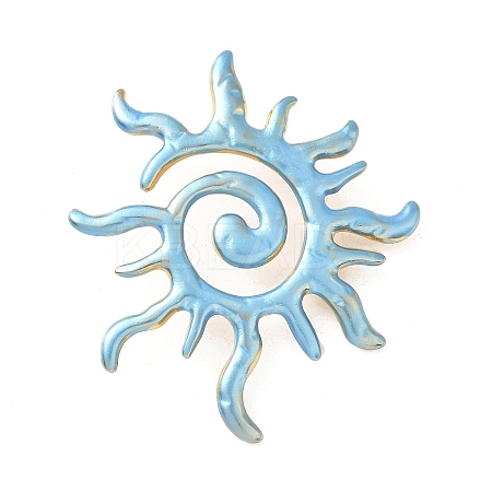 304 Stainless Steel Big Pendants STAS-C144-04A-02-1