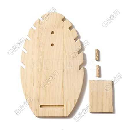 Wooden Necklace Displays Stands NDIS-WH0001-11-1