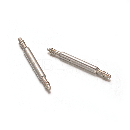 Tarnish Resistant Stainless Steel Double Flanged Spring Bar Watch Strap Pins LS-STAS-M231-04-1