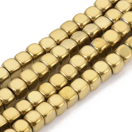 Electroplate Non-magnetic Synthetic Hematite Beads Strands G-Q486-111A-1