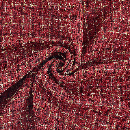 Tartan Pattern Cloth Fabric DIY-WH20009-37B-01-1