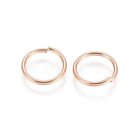 304 Stainless Steel Open Jump Rings LS-STAS-E484-72L-RG-1