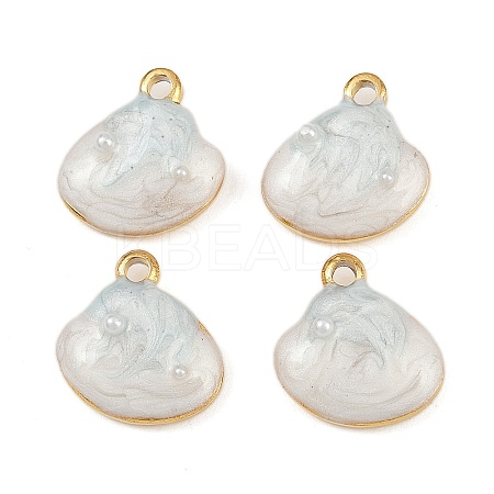 304 Stainless Steel Enamel Pendants STAS-U057-11G-A-1