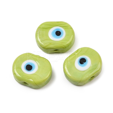 Handmade Evil Eye Lampwork Beads LS-LAMP-G168-02K-1