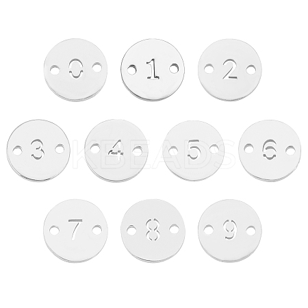 Numbers 304 Stainless Steel Links STAS-UN0020-28B-P-1