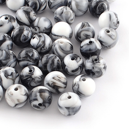Opaque Acrylic Beads SACR-R853-16mm-204-1