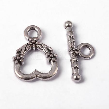 Tibetan Style Toggle Clasps X-LF1086Y-NF-1