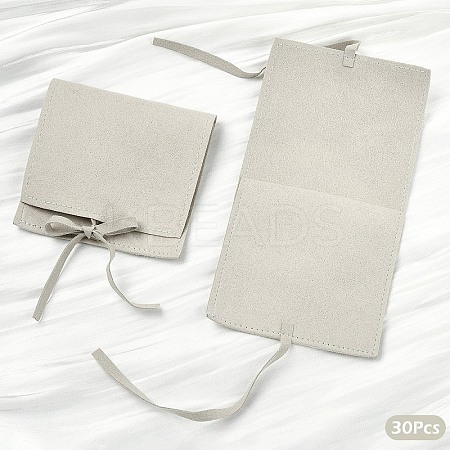 Square Fiber Cloth Jewelry Pouches ABAG-YWC0001-01D-1