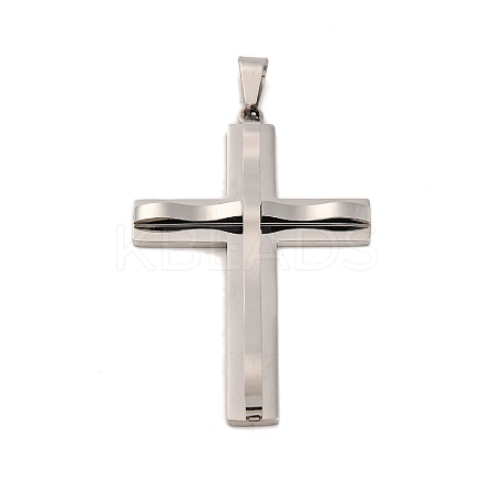Non-Tarnish 304 Stainless Steel Big Pendants STAS-Z080-13P-1