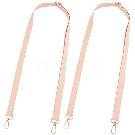 2Pcs PU Leather Adjustable Shoulder Bag Straps FIND-GF0007-03D-1