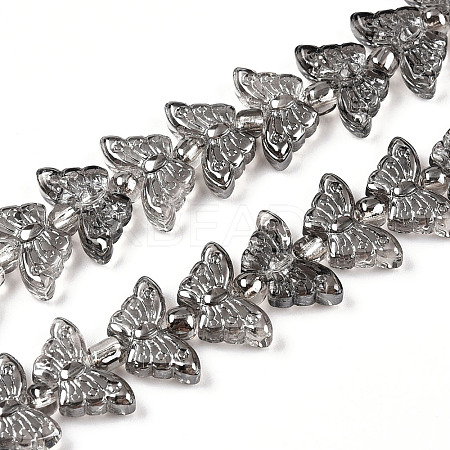 Electroplate Glass Beads Strands EGLA-N012-04D-1