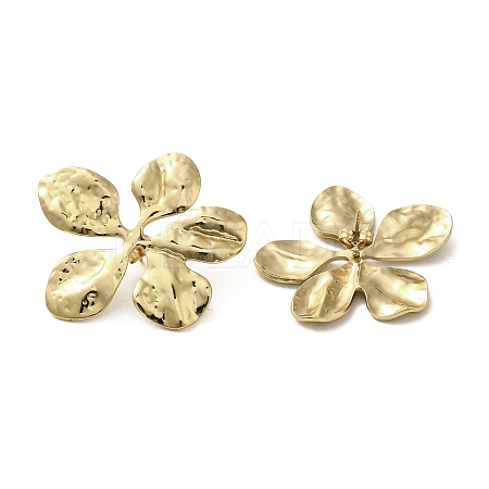 Ion Plating(IP) 304 Stainless Steel Stud Earrings EJEW-C082-04B-G-1