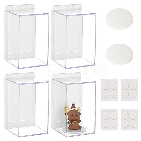 Transparent Acrylic Toys Action Figures Display Boxs ODIS-WH0030-74-1