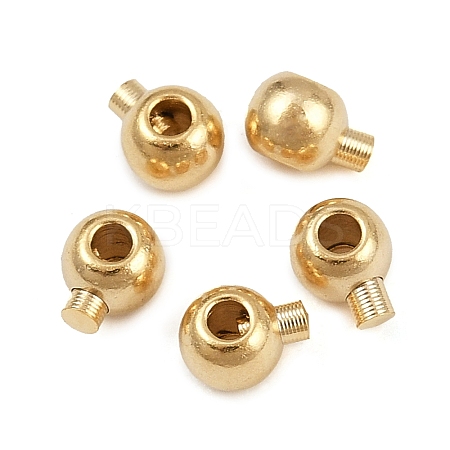 Brass Crimp Beads X-KK-P310-21A-G-1