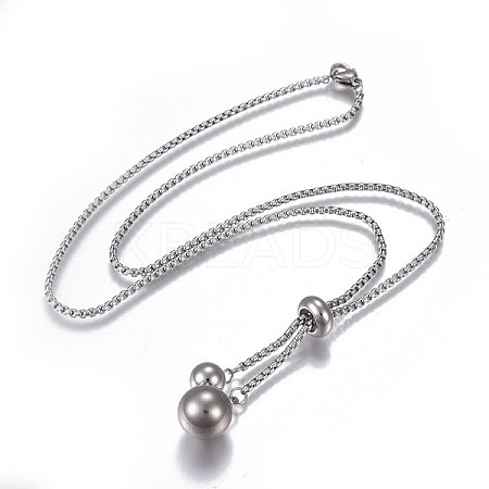 Non-Tarnish 304 Stainless Steel Pendant Necklaces LS-NJEW-P252-01P-1