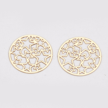 Brass Filigree Joiners Links X-KKC-S001-013KC-1