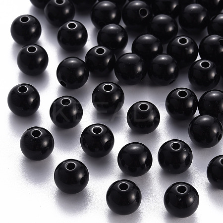 Opaque Acrylic Beads LS-X-MACR-S370-C10mm-S002-1