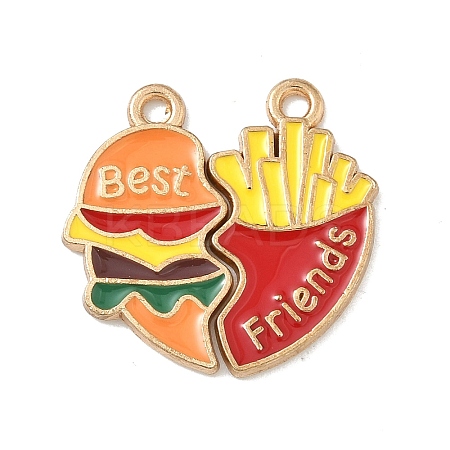 2Pcs Alloy Enamel Pendants LS-ENAM-I077-03KCG-01-1