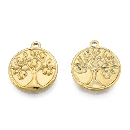 Ion Plating(IP) 304 Stainless Steel Pendants STAS-N098-210LG-1