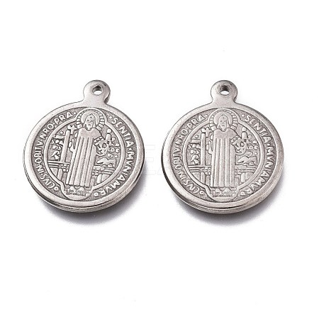 Non-Tarnish 304 Stainless Steel Pendants STAS-Z007-06-1