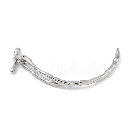Brass Toggle Clasps KK-U020-07P-1