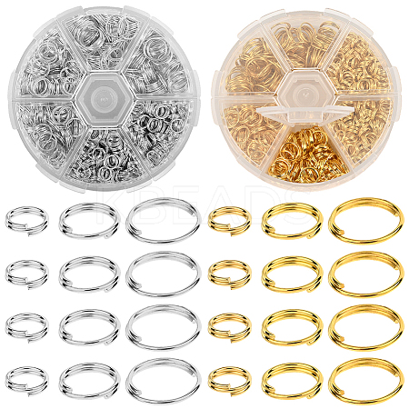 1320Pcs Iron Split Rings IFIN-SP0001-45-1