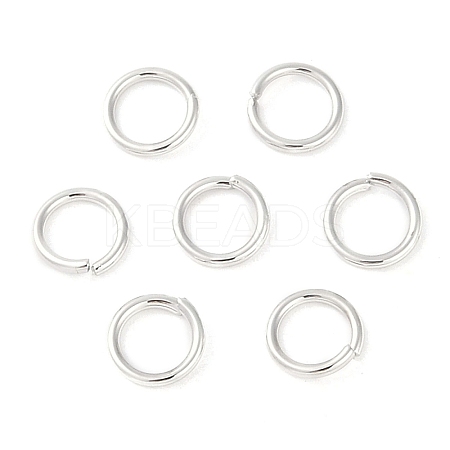 Brass Open Jump Rings KK-N254-45B-P-1