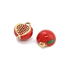 304 Stainless Steel Enamel Charms STAS-D384-04B-G-2