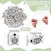 200Pcs Tibetan Style Alloy Beads FIND-NB0006-09-2
