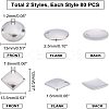 160Pcs 2 Style 304 Stainless Steel Charms STAS-UN0026-85-5