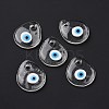 Handmade Lampwork Evil Eye Pendants LAMP-E106-01C-4