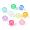 Transparent Luminous Acrylic Beads OACR-N137-33-3