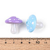 UV Plating Opaque Luminous Acrylic Beads OACR-N153-07-5