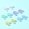 10Pcs 5 Colors Luminous Epoxy Resin Mushroom Pendants RESI-FS0001-99-9