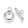 Non-Tarnish 304 Stainless Steel Toggle Clasps LS-STAS-G204-01A-P-1