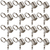 60Pcs Stainless Steel Spring Bead Clamps for Beading Jewelry Making FIND-SC0009-64-1