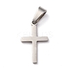 Tarnish Resistant 304 Stainless Steel Pendants STAS-P253-09P-1