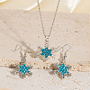 Alloy Rhinestone Dangle Earrings & Pendant Necklaces Sets FS-WG1CFD3-01-3