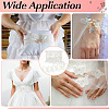 3 Yards Organza with Plastic Pearl Embroidery Lace Trim OCOR-MA0001-69-5