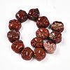 Natural Red Jasper Beads Strands G-M108-A12-01-2
